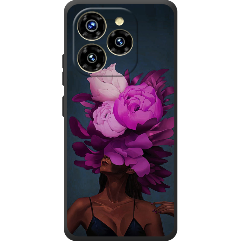 Чохол BoxFace Oukitel C50 Exquisite Purple Flowers