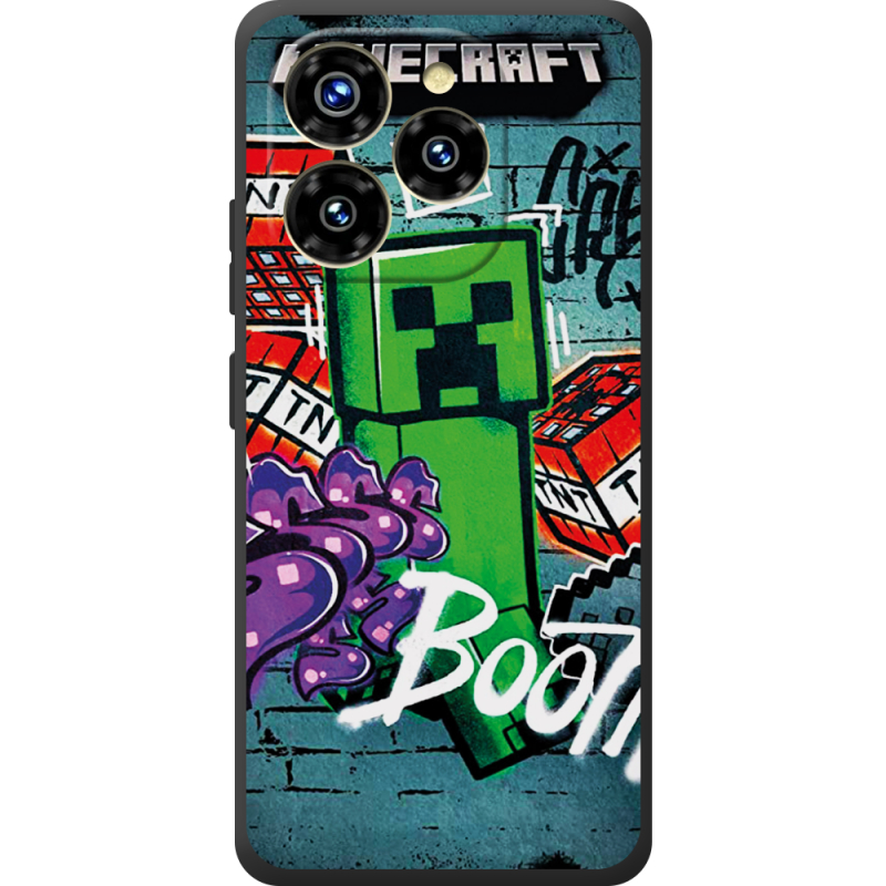Чохол BoxFace Oukitel C50 Minecraft Graffiti