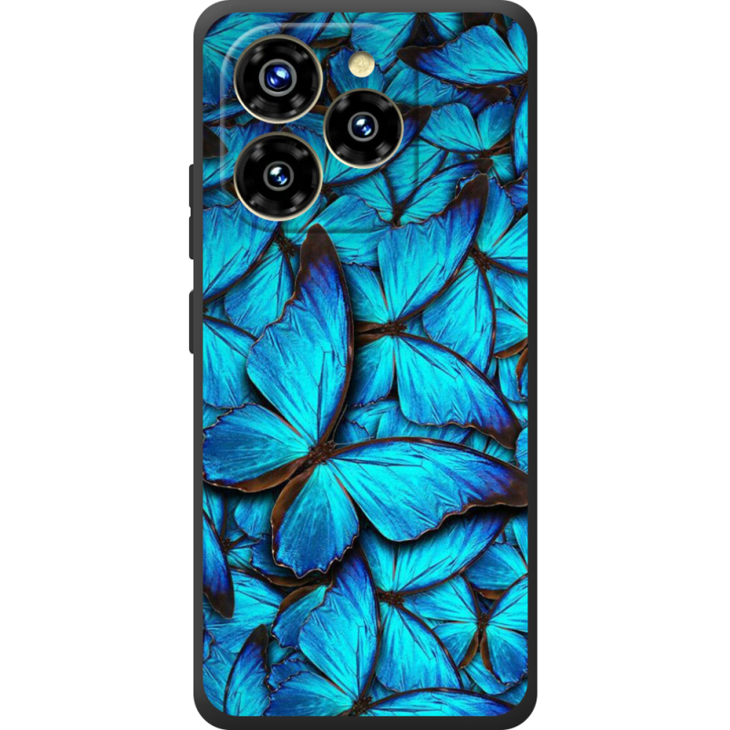 Чохол BoxFace Oukitel C50 лазурные бабочки