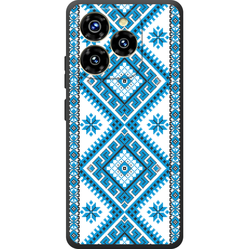 Чохол BoxFace Oukitel C50 Блакитний Орнамент