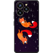 Чохол BoxFace Oukitel C50 Fox-Astronauts