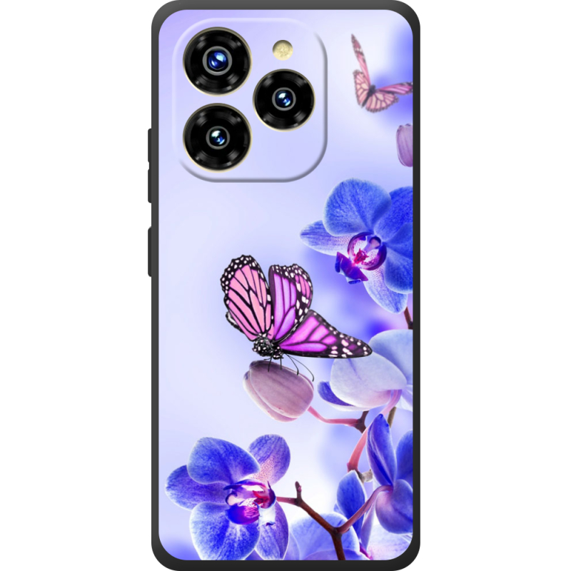 Чохол BoxFace Oukitel C50 Orchids and Butterflies