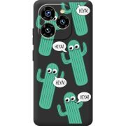 Прозорий чохол BoxFace Oukitel C50 с 3D-глазками HIYA