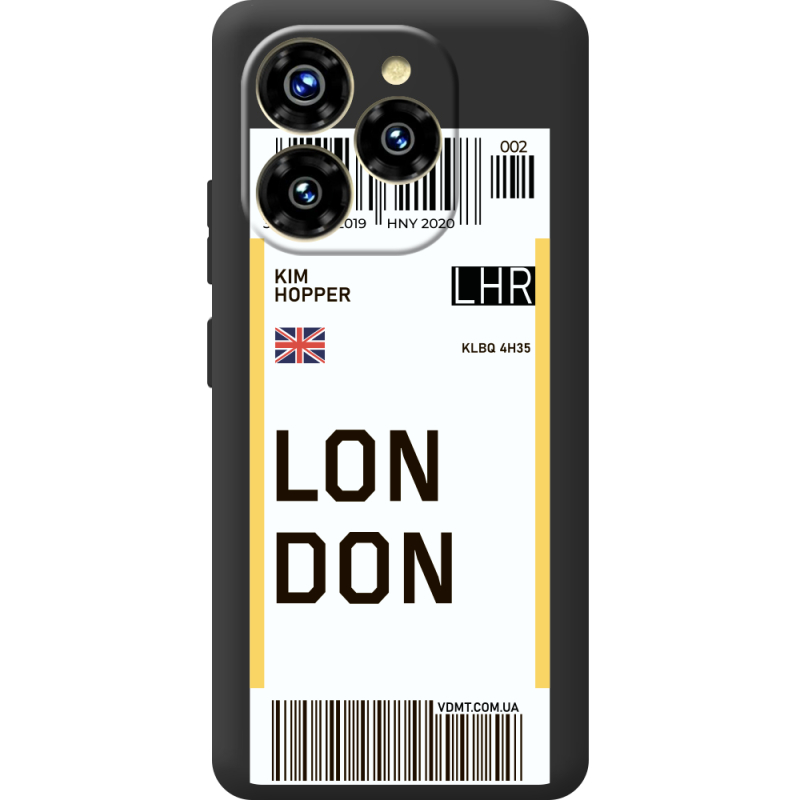 Прозорий чохол BoxFace Oukitel C50 Ticket London