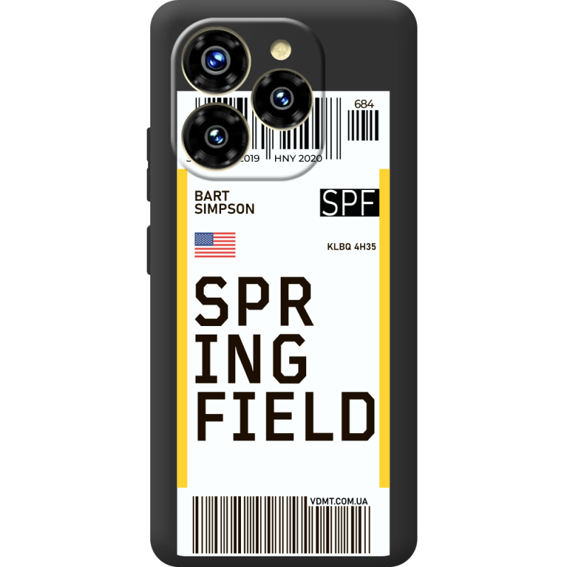 Прозорий чохол BoxFace Oukitel C50 Ticket Springfield