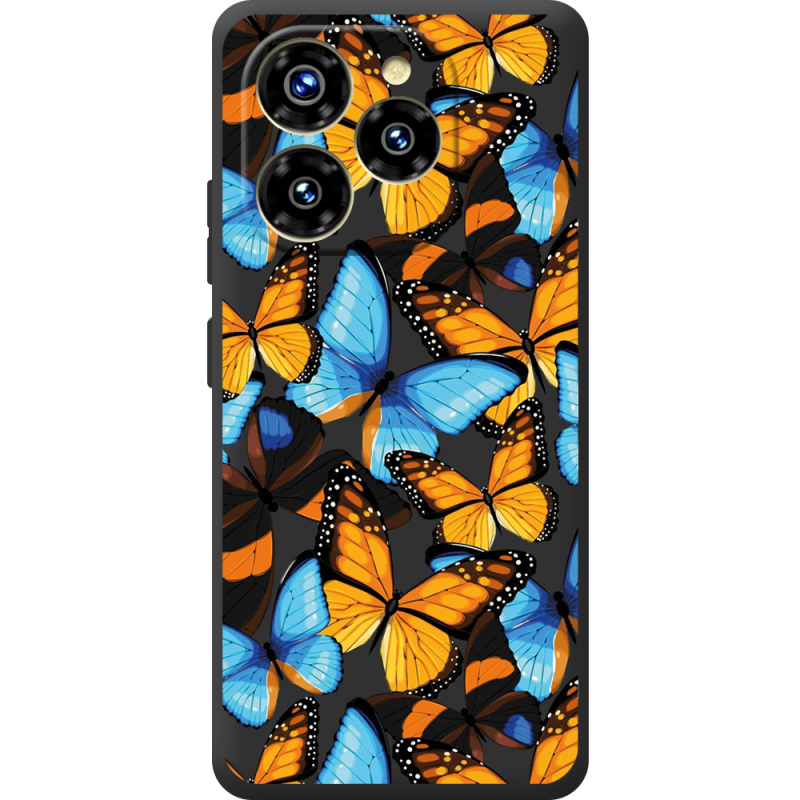 Прозорий чохол BoxFace Oukitel C50 Butterfly Morpho