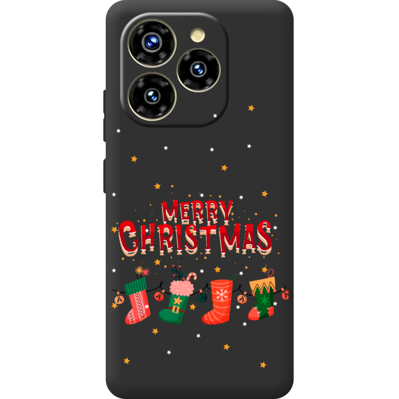 Прозорий чохол BoxFace Oukitel C50 Merry Christmas