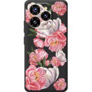 Прозорий чохол BoxFace Oukitel C50 Peony Watercolor Style