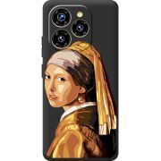 Прозорий чохол BoxFace Oukitel C50 Девушка с жемчужной серёжкой