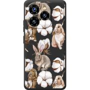 Прозорий чохол BoxFace Oukitel C50 Cotton and Rabbits