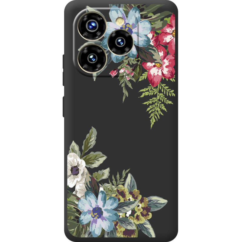Прозорий чохол BoxFace Oukitel C50 Floral