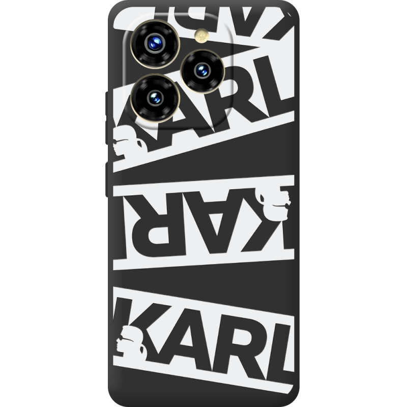 Чорний чохол BoxFace Oukitel C50 White Karl