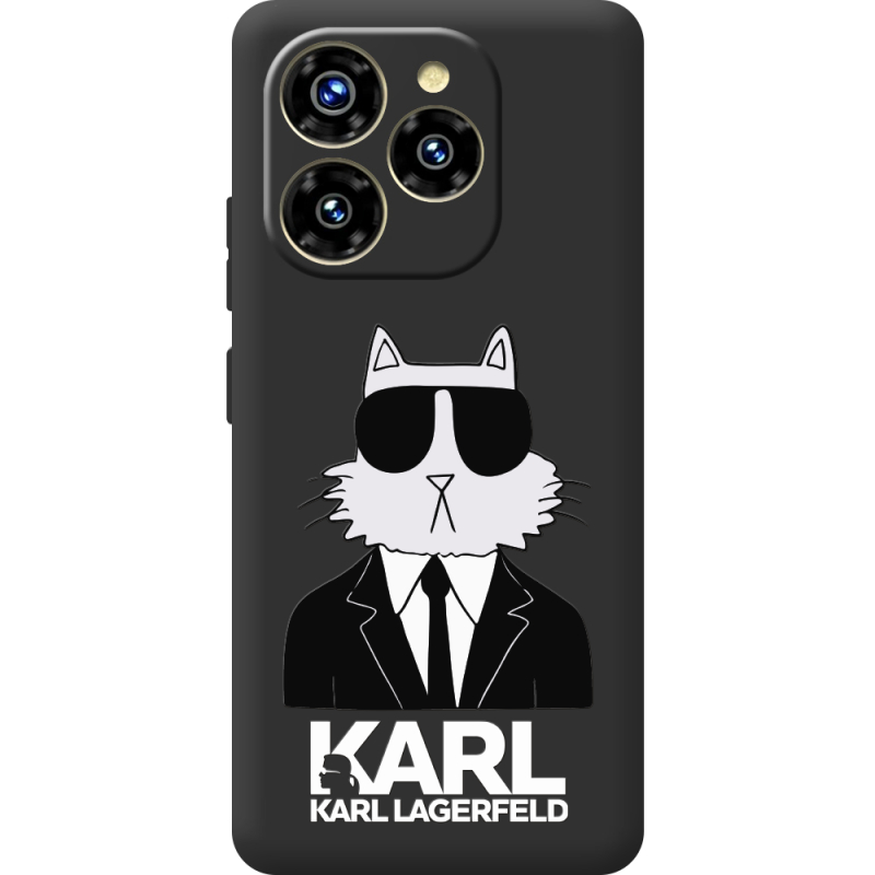 Чорний чохол BoxFace Oukitel C50 Cat in Black