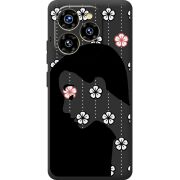 Чорний чохол BoxFace Oukitel C50 Flower Hair