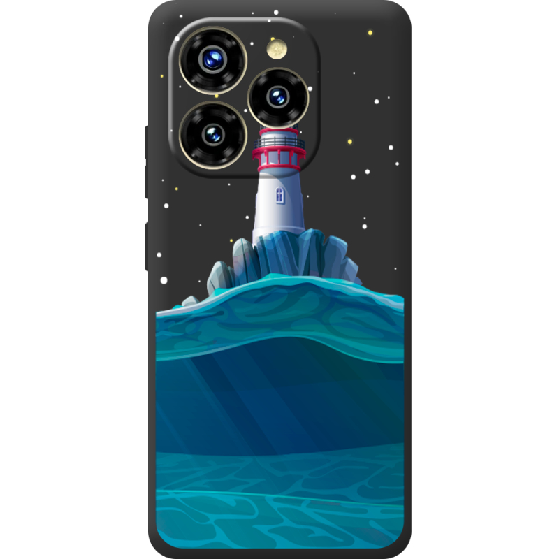 Чорний чохол BoxFace Oukitel C50 Lighthouse