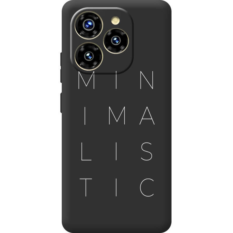 Чорний чохол BoxFace Oukitel C50 Minimalistic