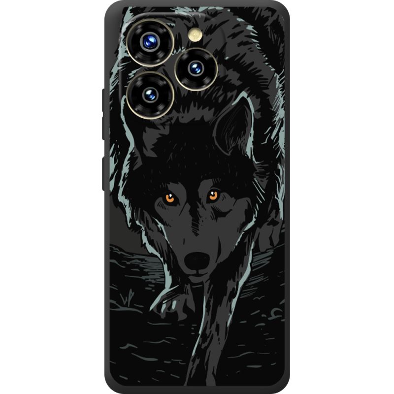Чорний чохол BoxFace Oukitel C50 Wolf