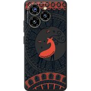 Чорний чохол BoxFace Oukitel C50 Ornament