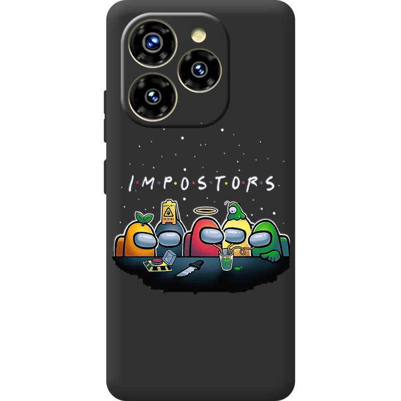 Чорний чохол BoxFace Oukitel C50 Among Us Impostors