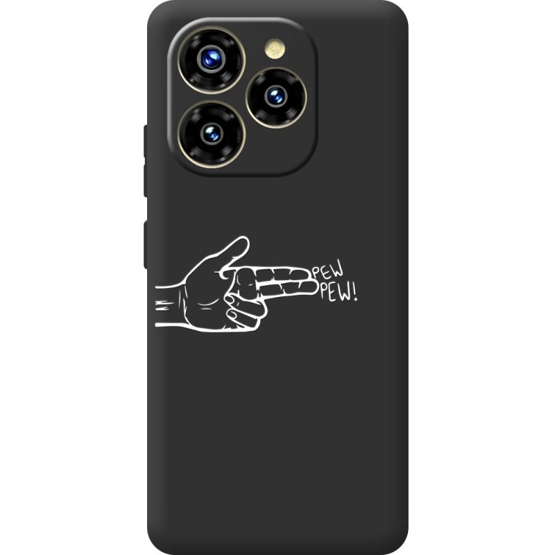 Чорний чохол BoxFace Oukitel C50 Pew Pew