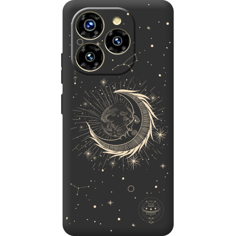 Чорний чохол BoxFace Oukitel C50 Moon