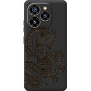 Чорний чохол BoxFace Oukitel C50 Chinese Dragon