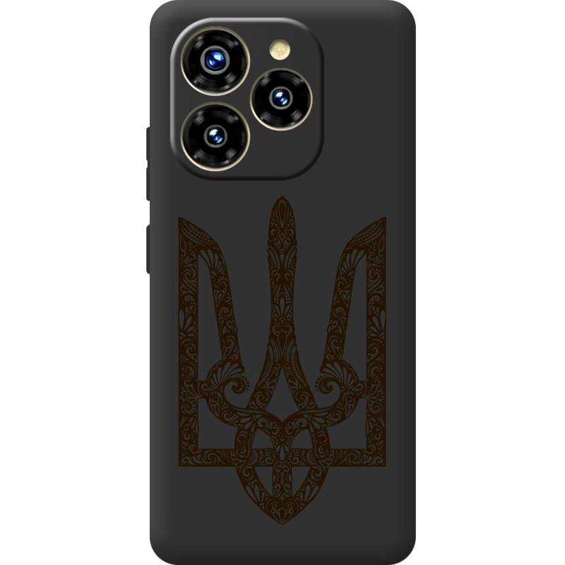 Чорний чохол BoxFace Oukitel C50 Ukrainian Trident