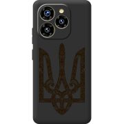 Чорний чохол BoxFace Oukitel C50 Ukrainian Trident