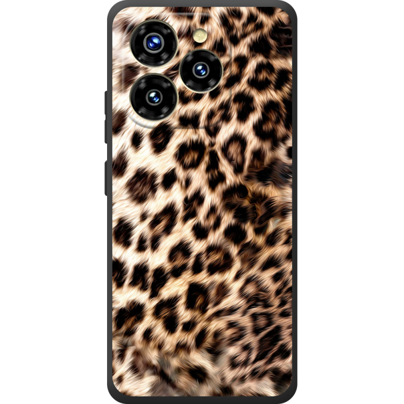 Чорний чохол BoxFace Oukitel C50 Леопардовий