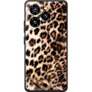 Чорний чохол BoxFace Oukitel C50 Леопардовий