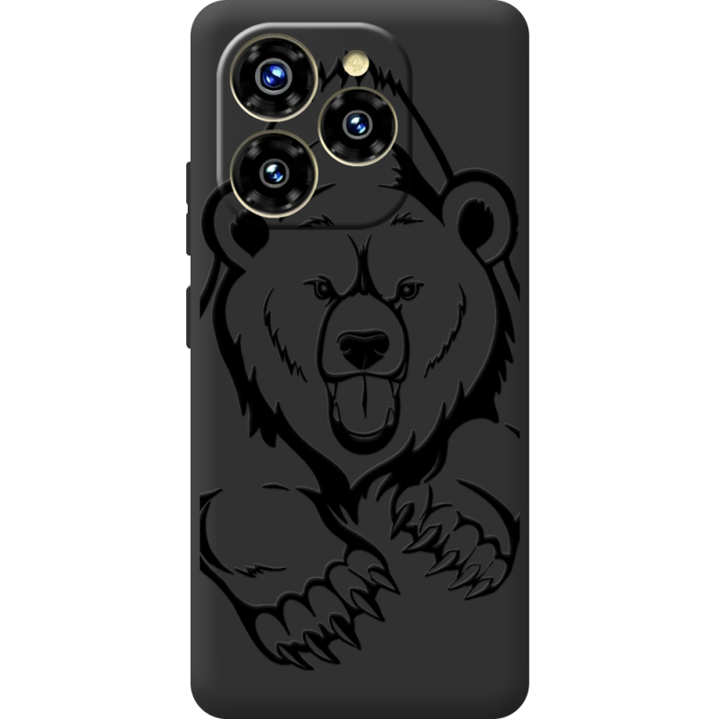 Чорний чохол BoxFace Oukitel C50 Grizzly Bear