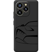 Чорний чохол BoxFace Oukitel C50 Sportcar