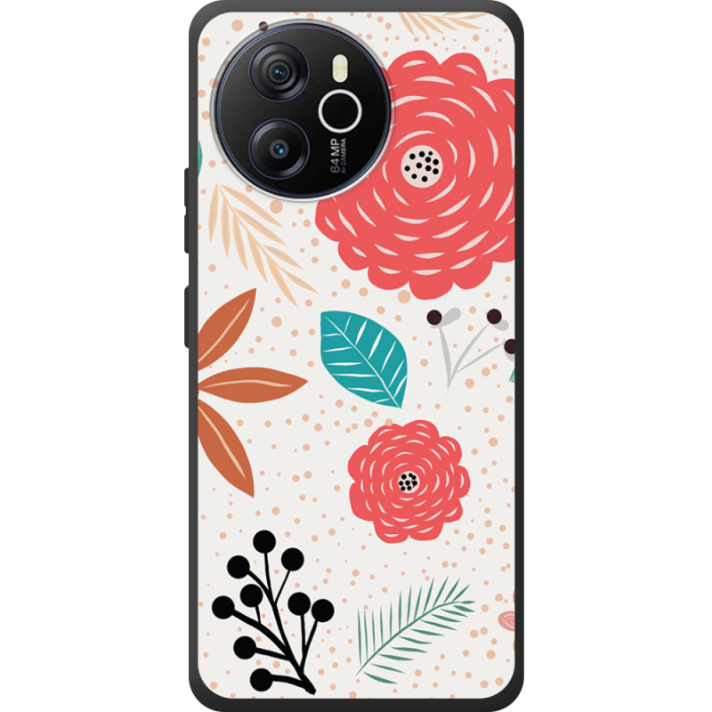 Чохол BoxFace Blackview Shark 8 Line Flowers