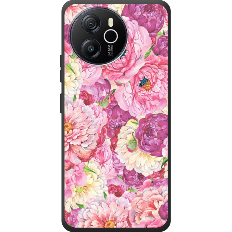 Чохол BoxFace Blackview Shark 8 Pink Peonies