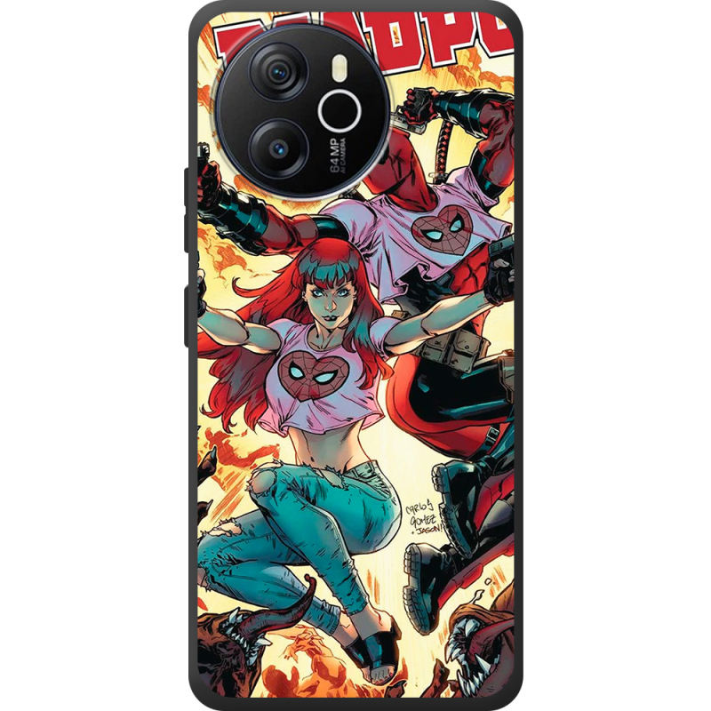 Чохол BoxFace Blackview Shark 8 Deadpool and Mary Jane