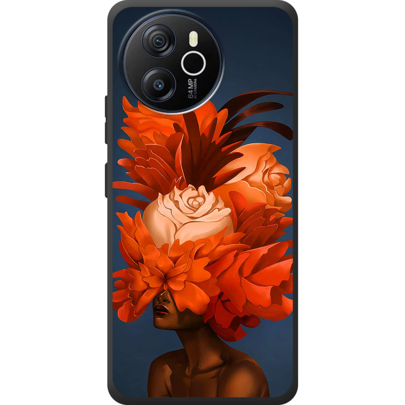Чохол BoxFace Blackview Shark 8 Exquisite Orange Flowers