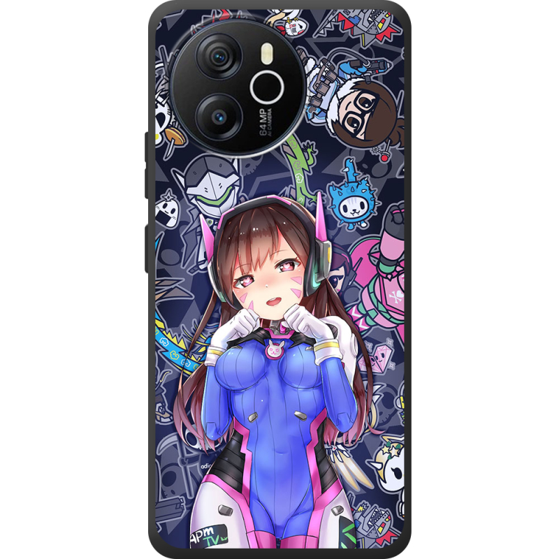 Чохол BoxFace Blackview Shark 8 Overwatch D.VA