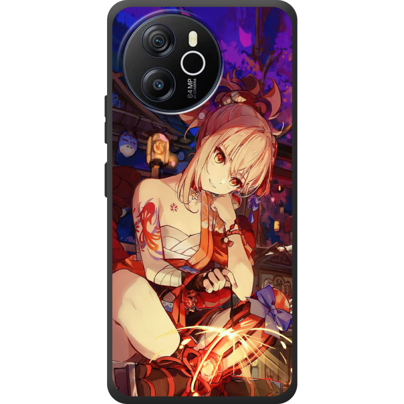 Чохол BoxFace Blackview Shark 8 Genshin Ёимия с огоньком