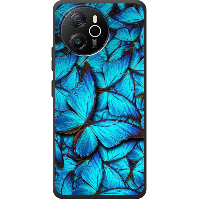 Чохол BoxFace Blackview Shark 8 лазурные бабочки