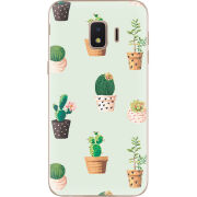 Чехол Uprint Samsung J260 Galaxy J2 Core L-green Cacti