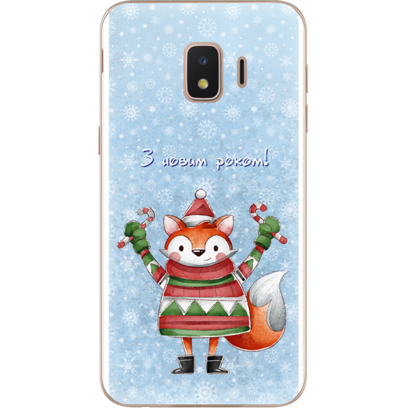 Чехол Uprint Samsung J260 Galaxy J2 Core Fox З новим роком!