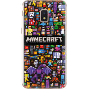 Чехол Uprint Samsung J260 Galaxy J2 Core Minecraft Mobbery