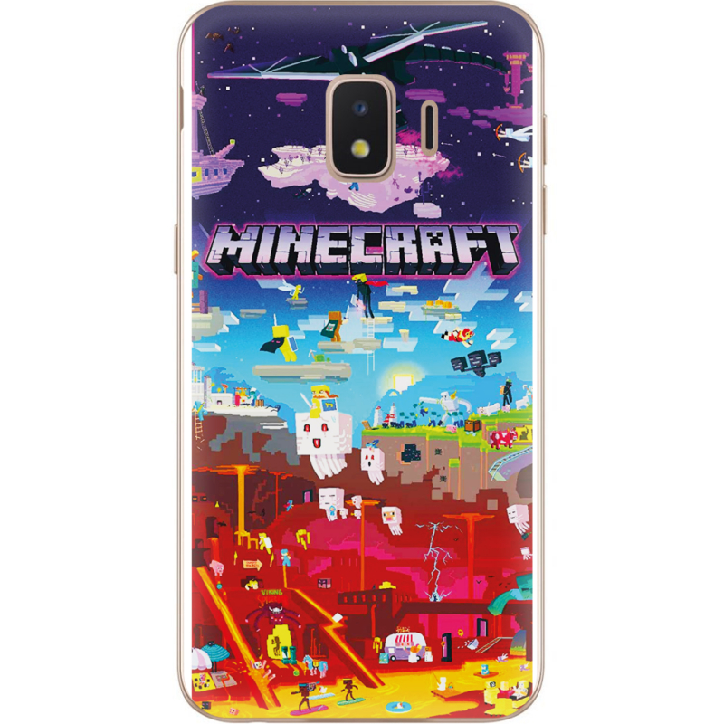 Чехол Uprint Samsung J260 Galaxy J2 Core Minecraft World Beyond