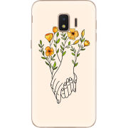 Чехол Uprint Samsung J260 Galaxy J2 Core Flower Hands