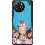 Прозорий чохол BoxFace Blackview Shark 8 Blue Hair