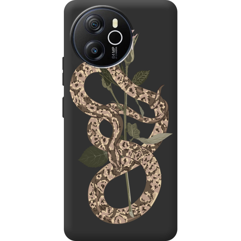 Прозорий чохол BoxFace Blackview Shark 8 Glamor Snake