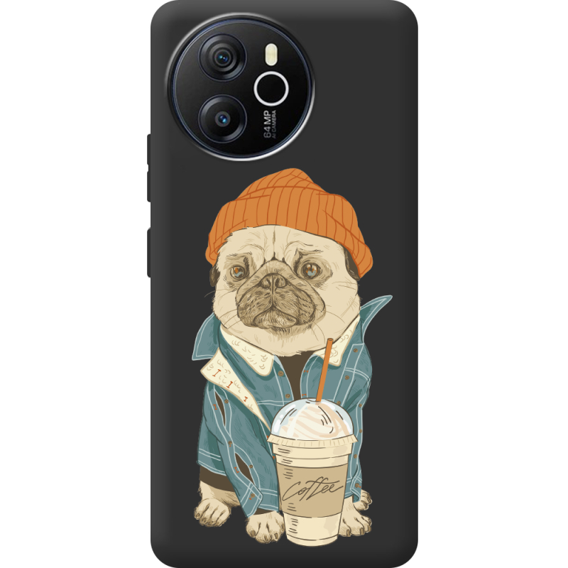 Прозорий чохол BoxFace Blackview Shark 8 Dog Coffeeman