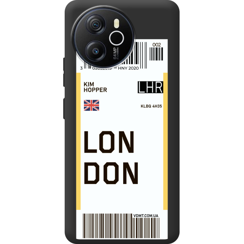 Прозорий чохол BoxFace Blackview Shark 8 Ticket London