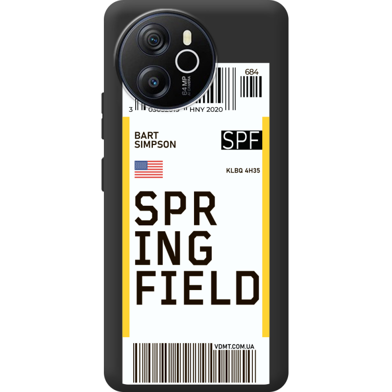 Прозорий чохол BoxFace Blackview Shark 8 Ticket Springfield