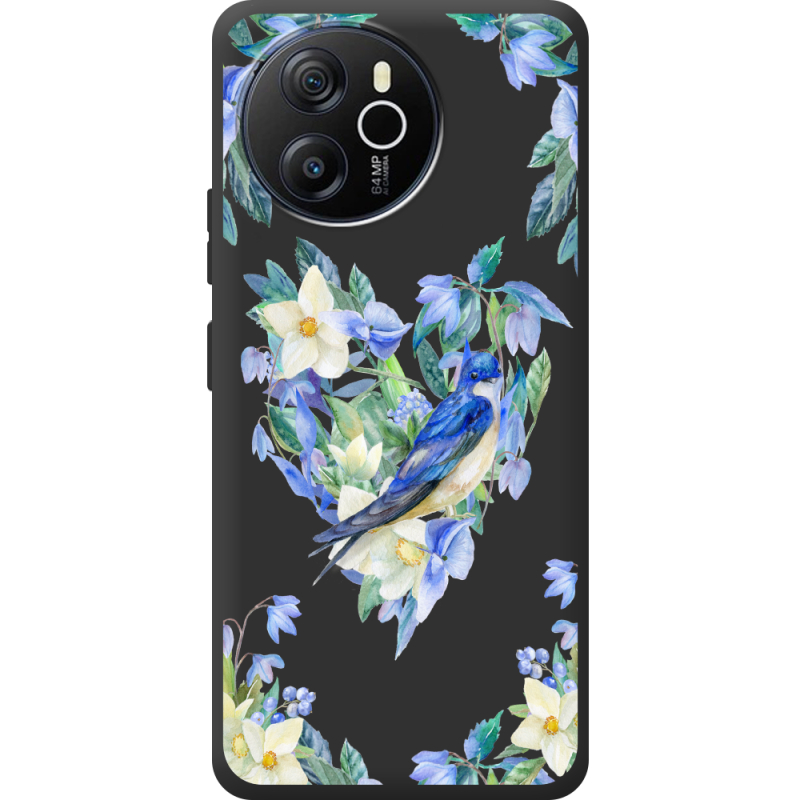 Прозорий чохол BoxFace Blackview Shark 8 Spring Bird